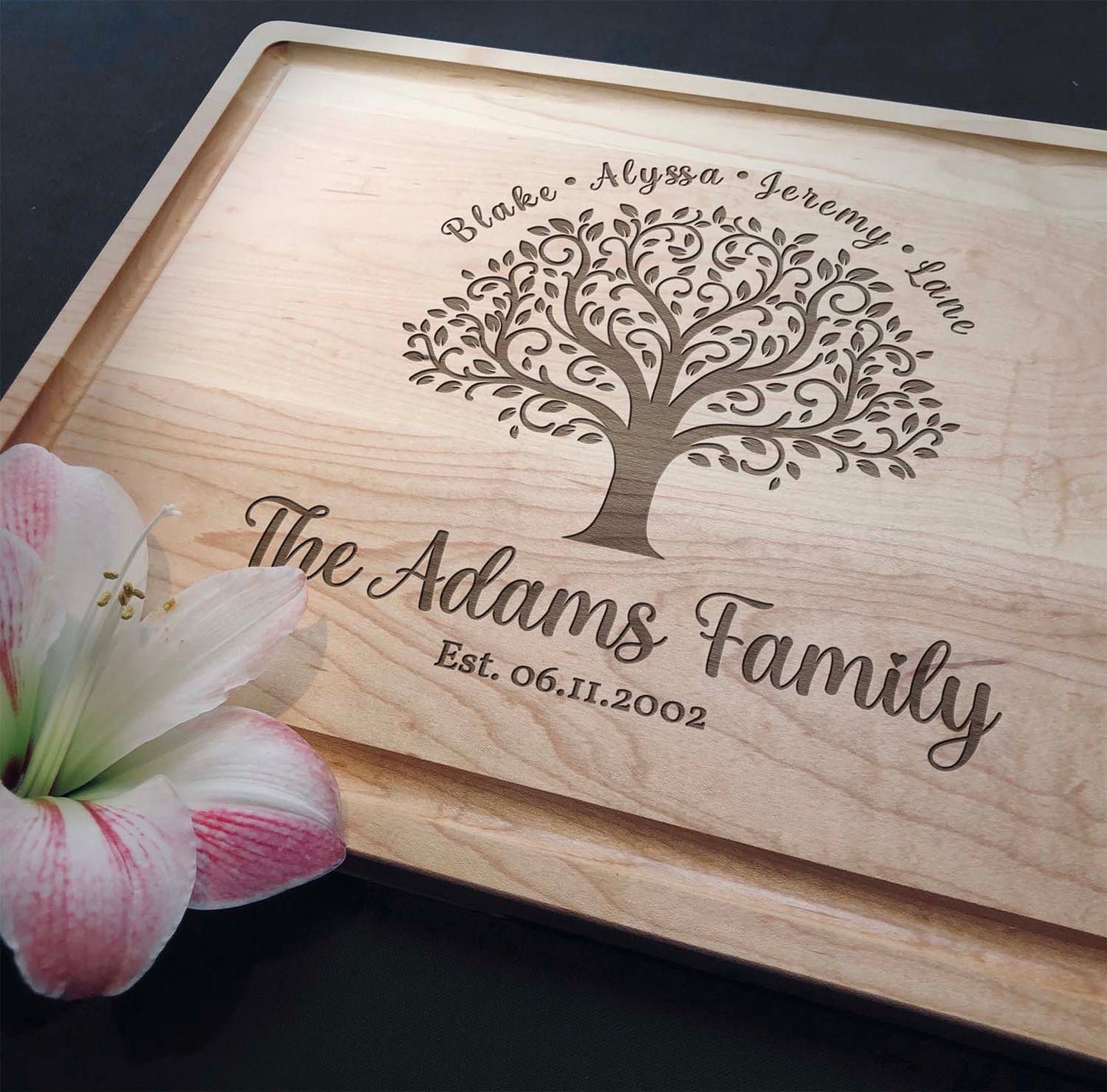 Personalized cutting board - Design 01