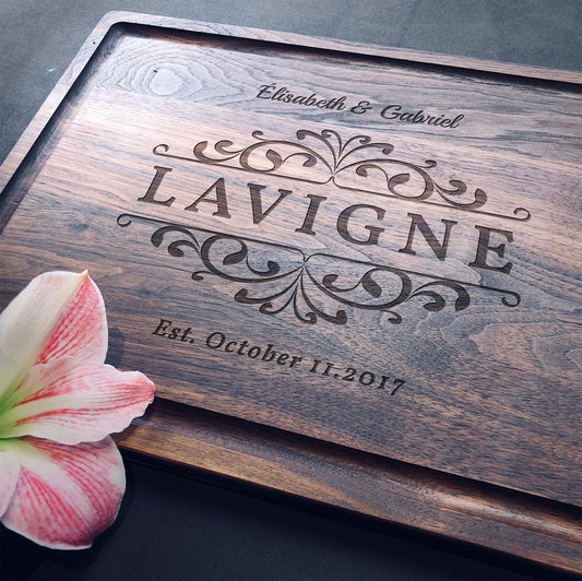 Personalized cutting board - Design 06