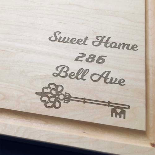 Personalized cutting board - Design 08