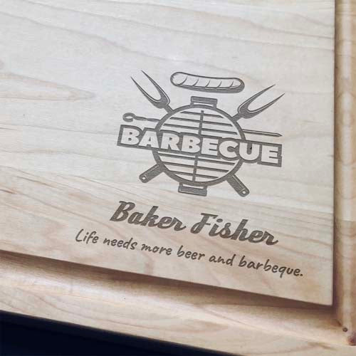 Personalized cutting board - Design 12