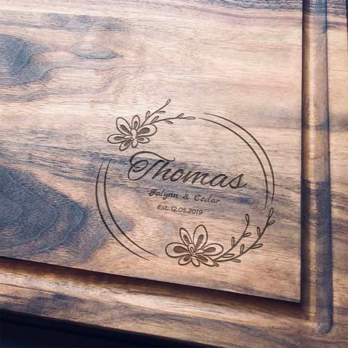 Personalized cutting board - Design 13