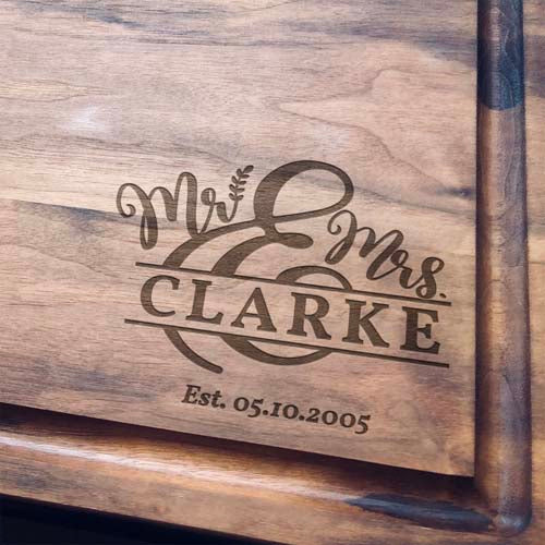 Personalized cutting board - Design 14