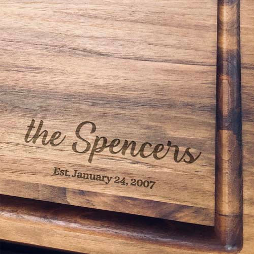 Personalized cutting board - Design 15