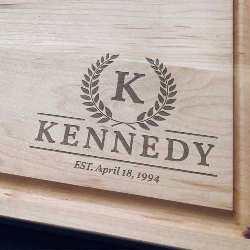 Personalized cutting board - Design 16